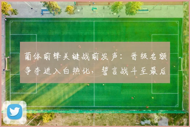 葡体前锋关键战前发声:晋级名额争夺进入白热化,誓言战斗至最后一分钟